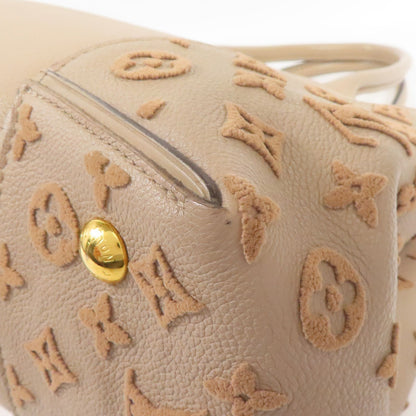 Louis Vuitton Cowhide Leather/sheep Carpet Tote W Pm Kinpaku Hand-turned Bag