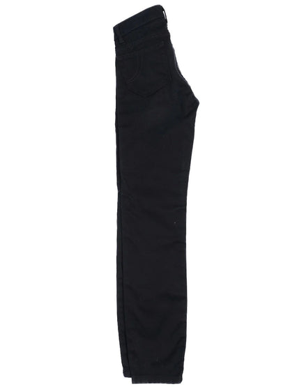 Excellent Maje Black Cotton Patchwork Slim Fit Jeans Size XS
