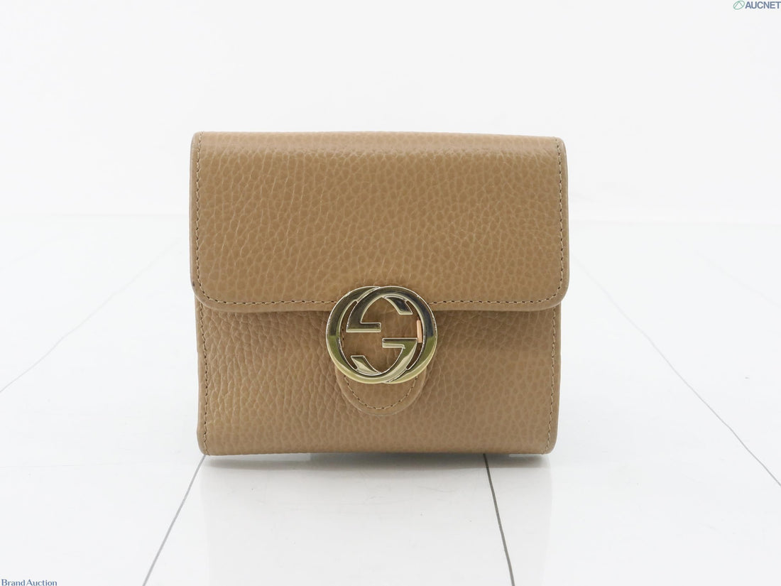 Gucci Interlocking Bi-fold Wallet Leather