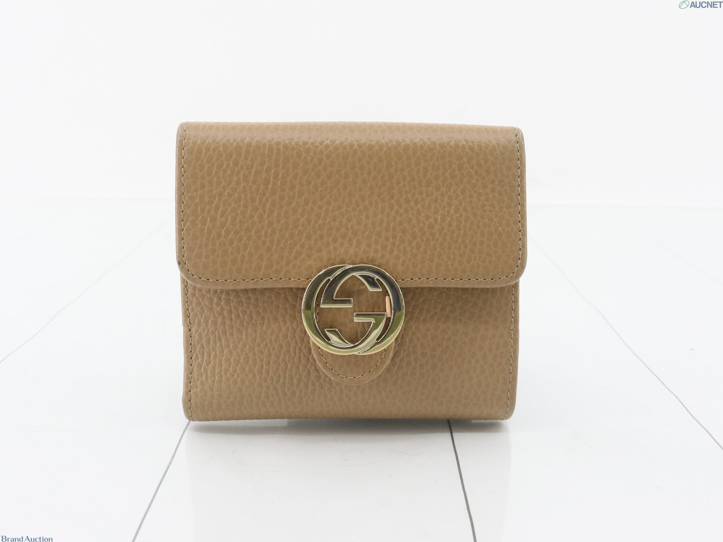 Gucci Interlocking Bi-fold Wallet Leather