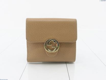 Gucci Interlocking Bi-fold Wallet Leather