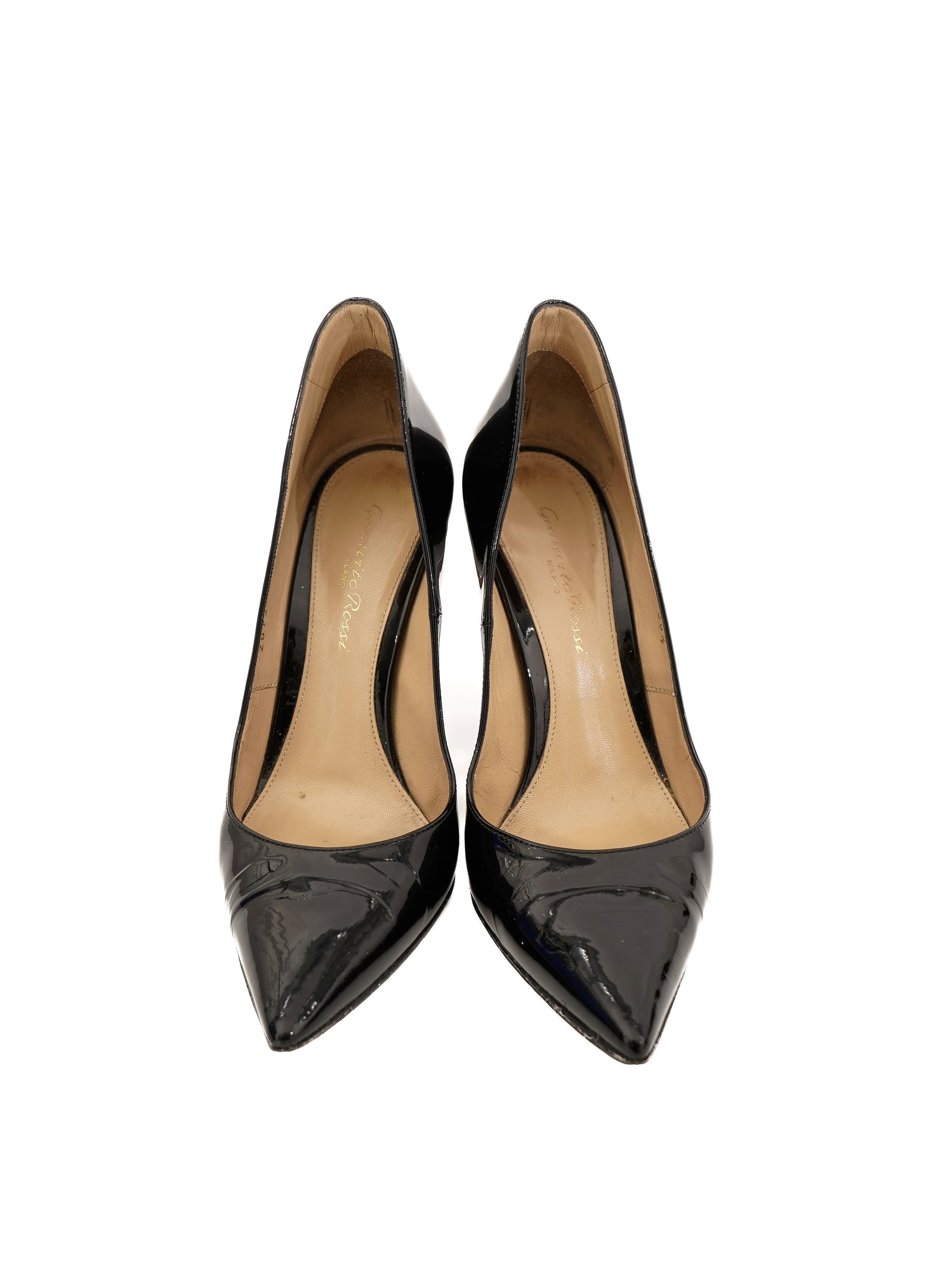 Gianvito Rossi Black Stiletto Heels 36.5 Excellent Condition