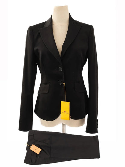 NEW Etro Black Blazer Jacket Women&