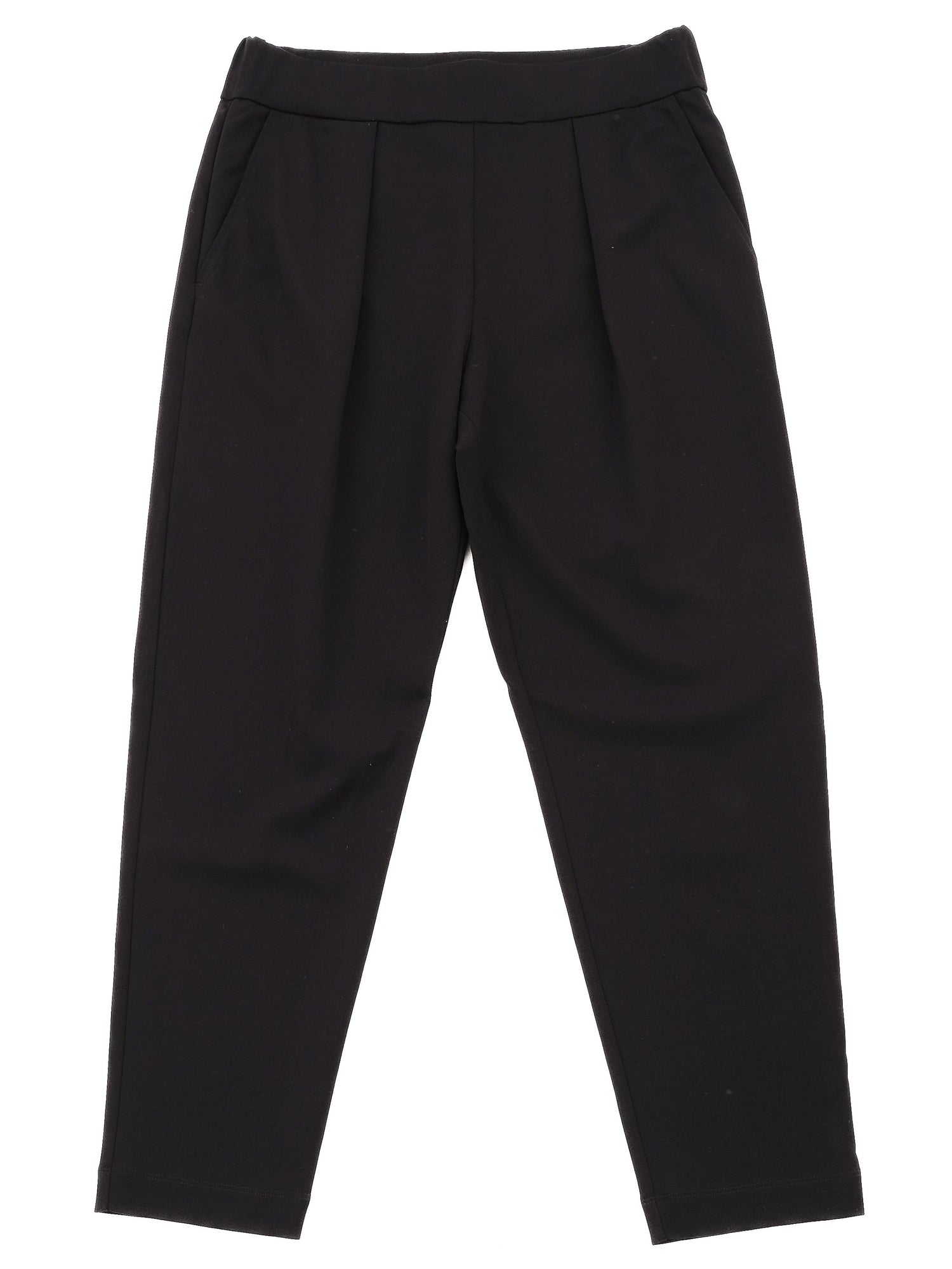 Excellent Seventy Venezia Black Viscose Pants Size XXL Made in Italy