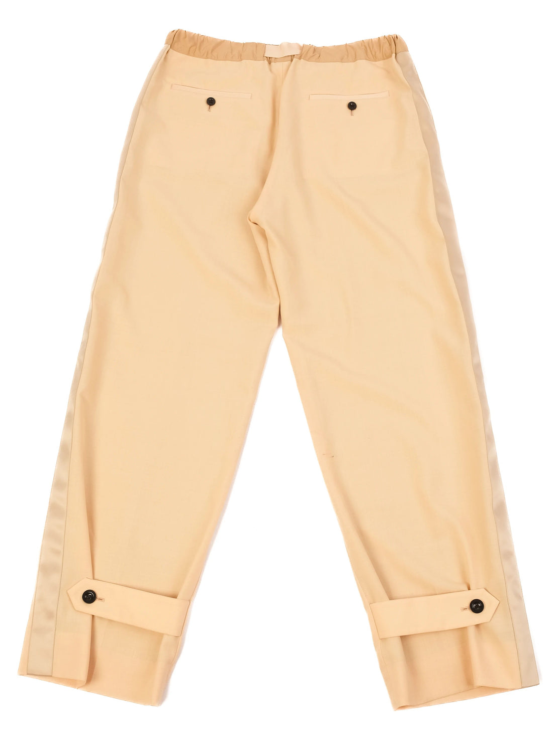 Excellent Sacai Yellow Polyester Pants Size XL Women&