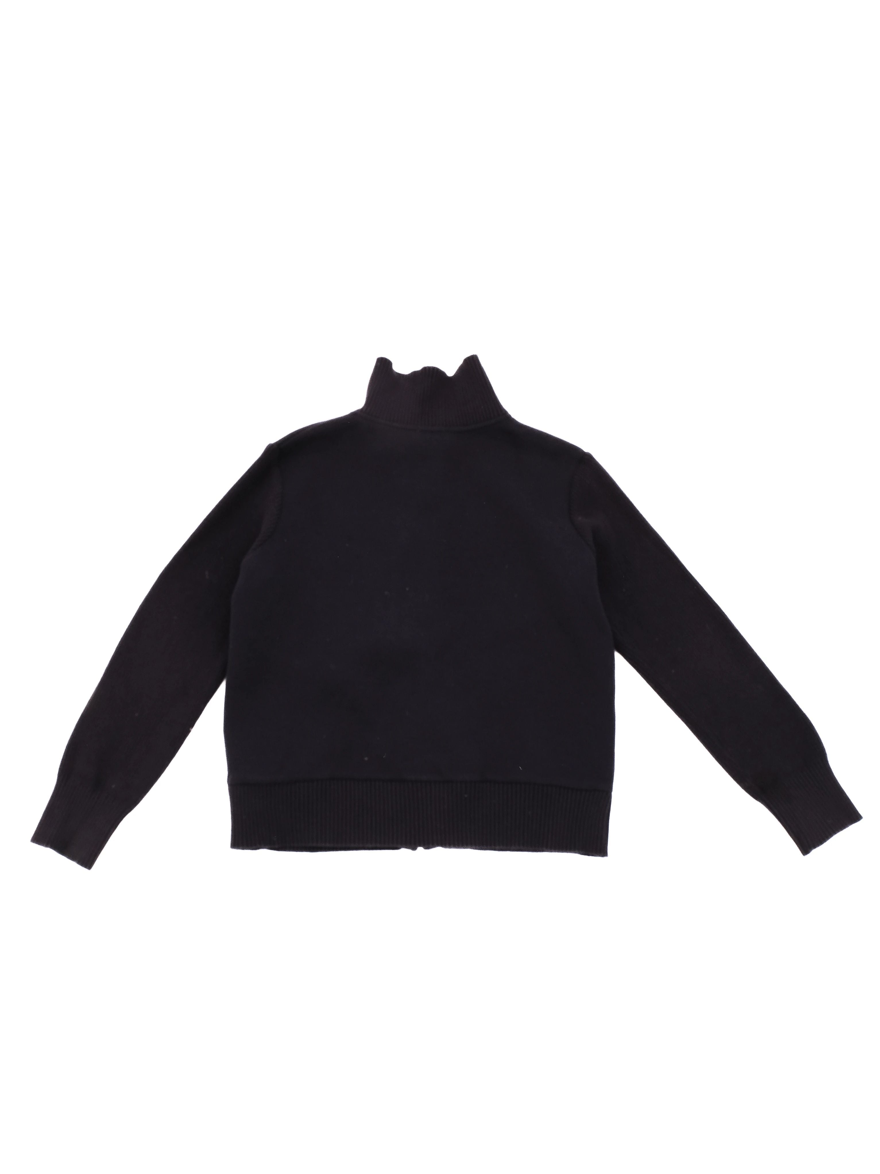 Excellent Jacadi Blue Jacket Size 12A Polyester Zippered Kid&