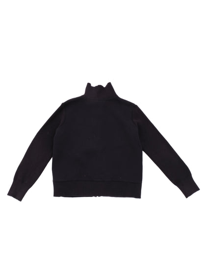 Excellent Jacadi Blue Jacket Size 12A Polyester Zippered Kid&