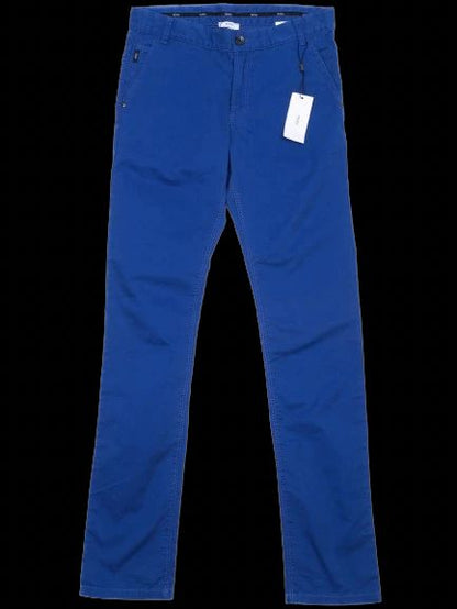 NEW Hugo Boss Blue Cotton Trousers Size 16 for Kids