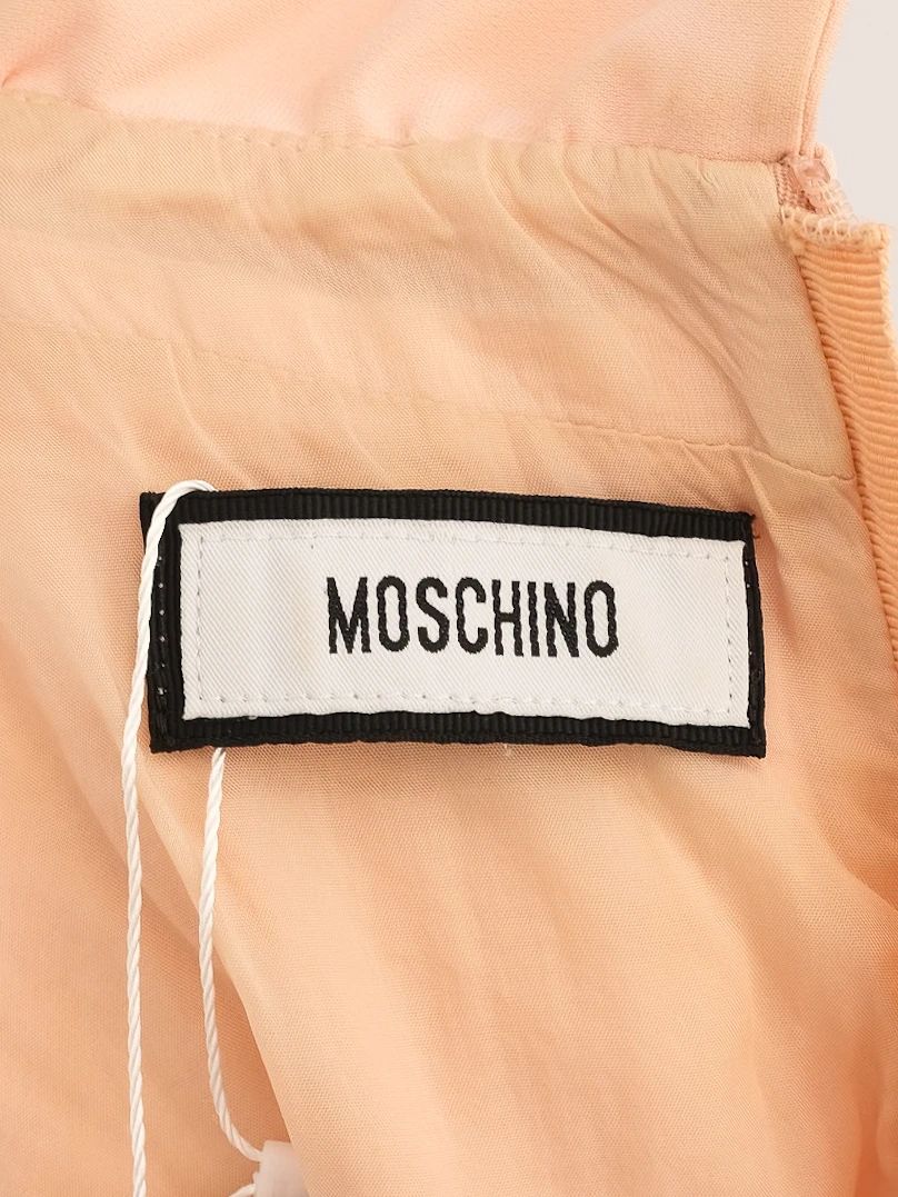 Excellent Moschino Pink Peplum Top &amp; Pencil Skirt Set Size M