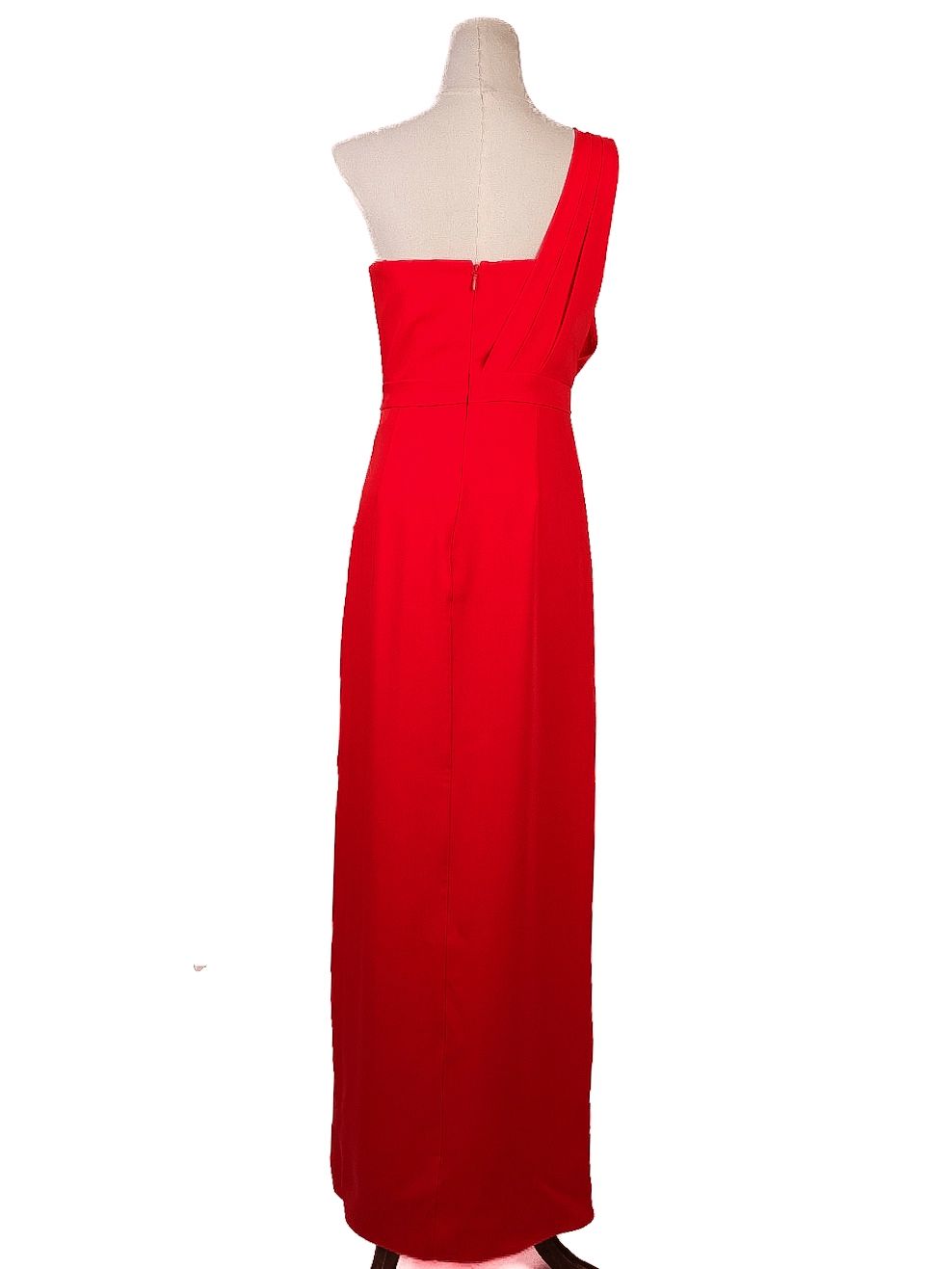 Excellent Marc Jacobs Red One-Shoulder Floor-Length Dress Size M