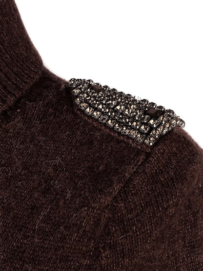 Excellent Liu Jeans Orange Wool Coat Size S with High Collar