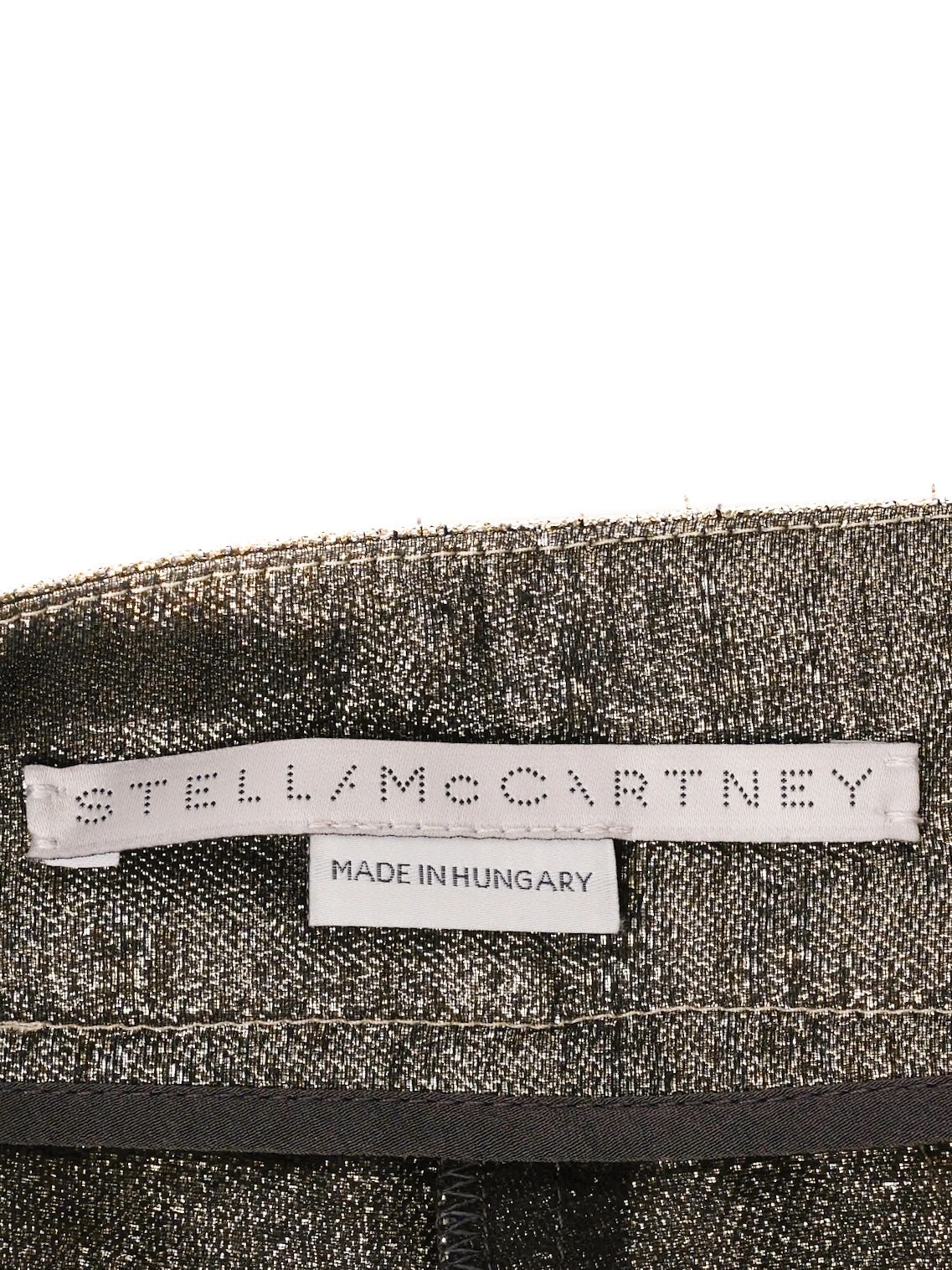 Excellent Stella McCartney Yellow Metallic Jogger Pants Women L