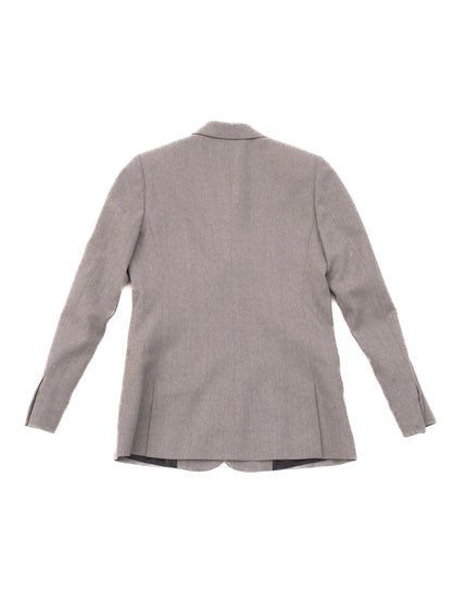 Excellent Armani Junior Gray Wool Blazer Size 12 Women