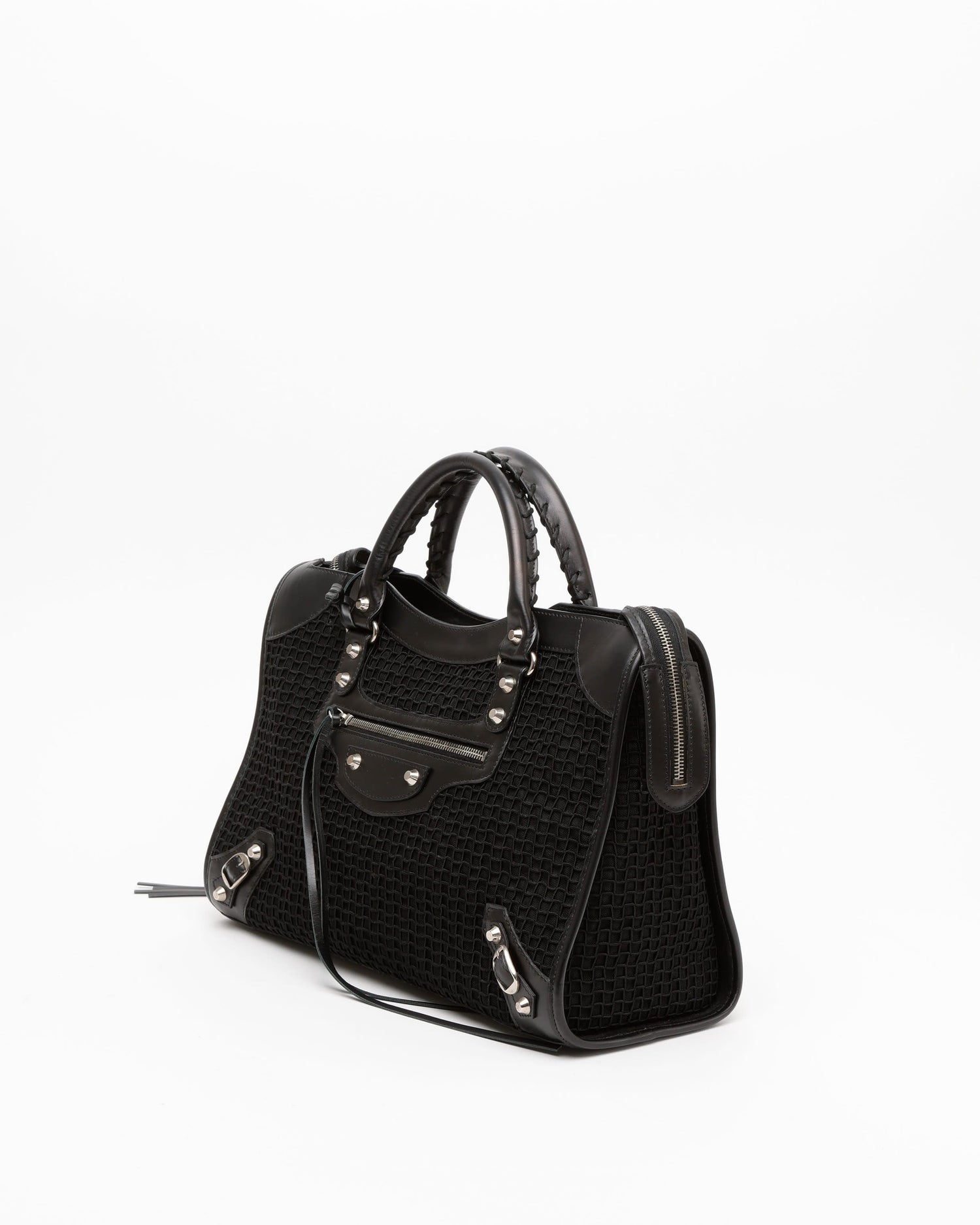 Balenciaga Mesh Classic City Motocross Bag