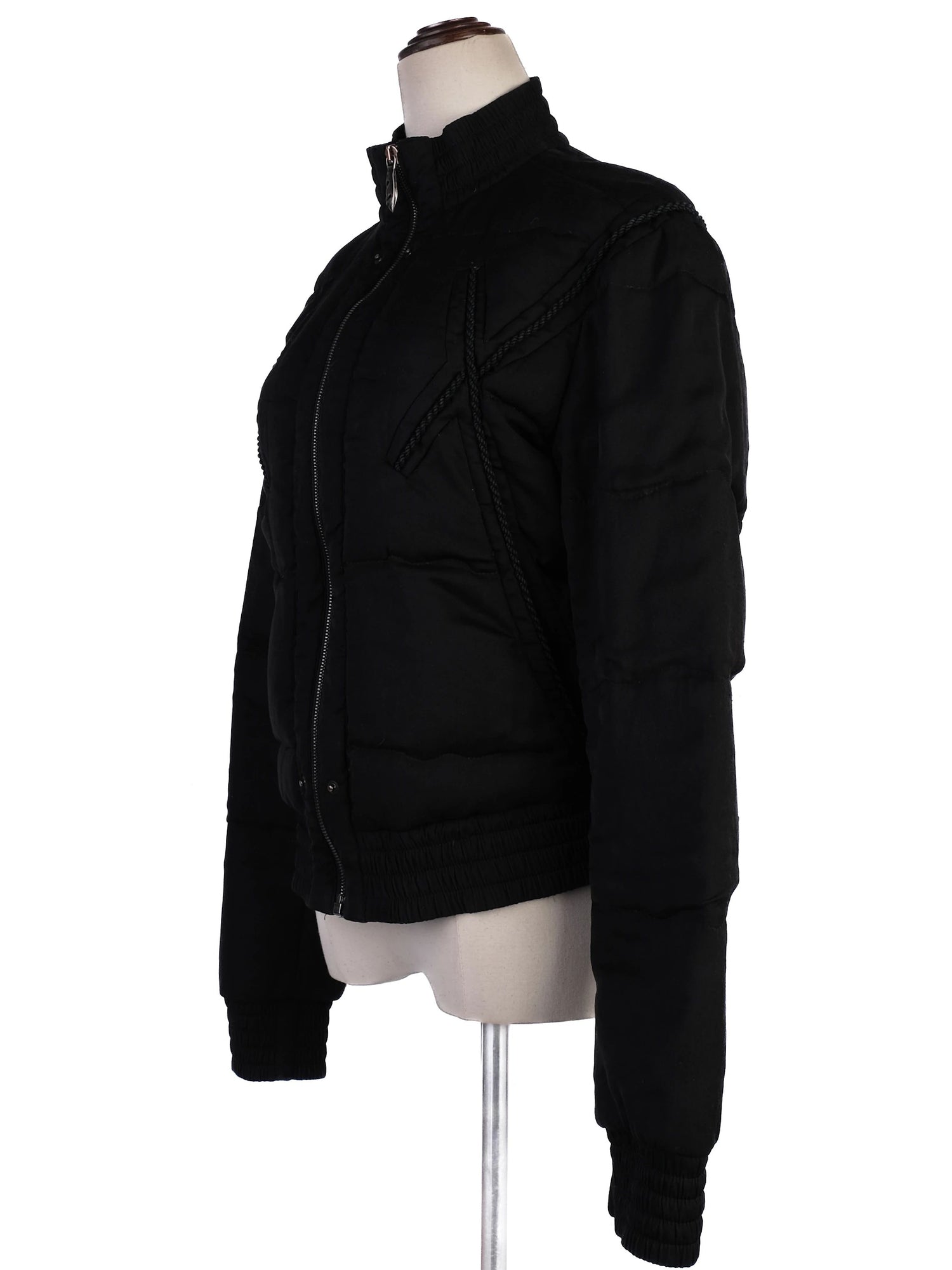 Excellent Nina Ricci Black Quilted Jacket Size S