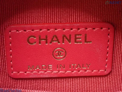 Chanel Matelasse Caviar Skin Coco Mark Round Chain