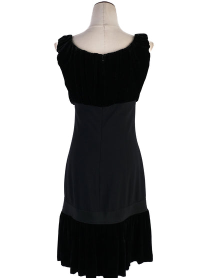 Moschino Black Sleeveless Dress Excellent Condition Viscose
