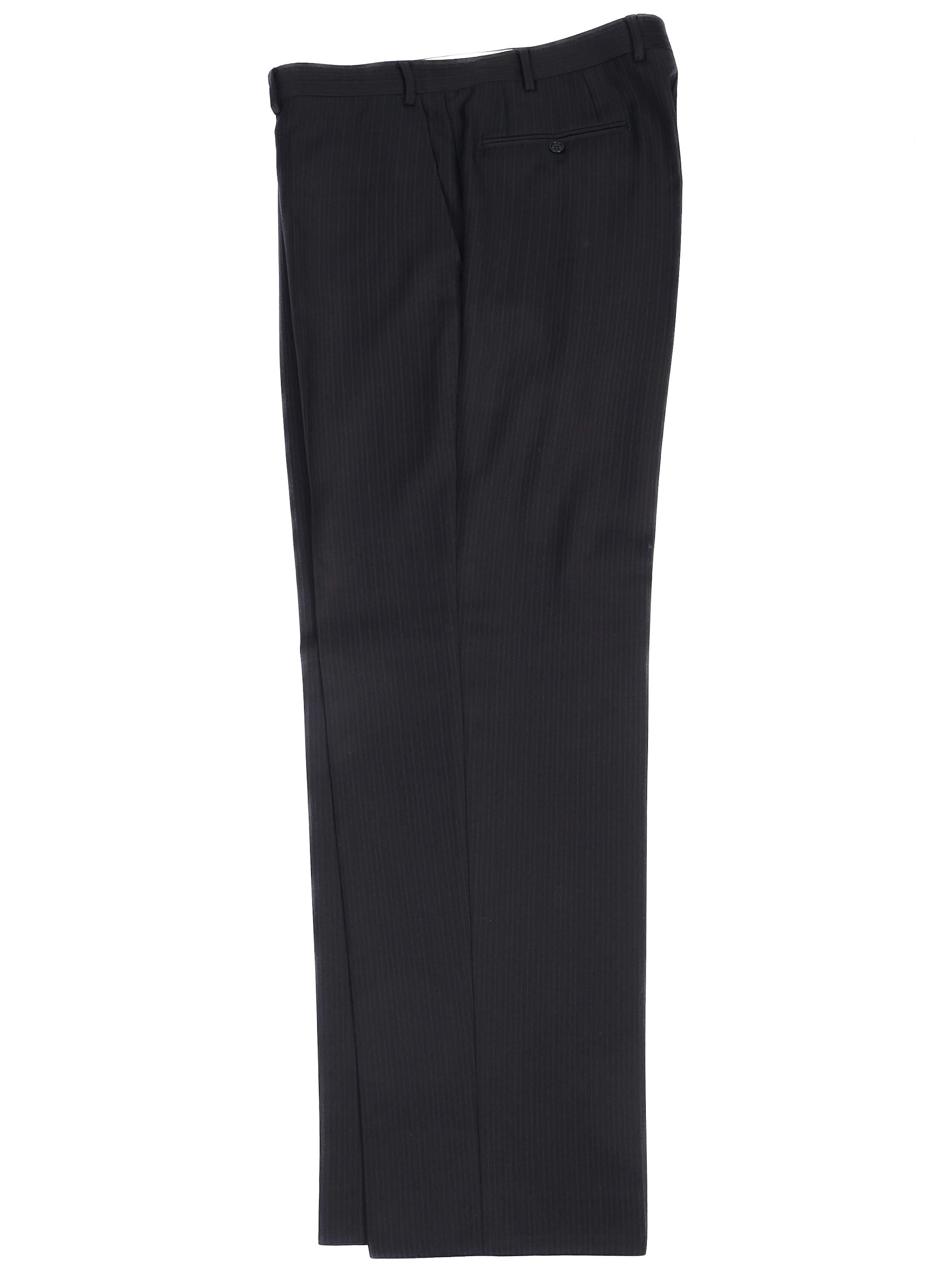 Excellent Canali Black Wool Pinstripe Suit Jacket Size XXL