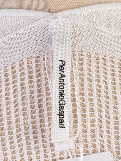 Excellent PierAntonio Gaspari White Open Cardigan Size M Viscose