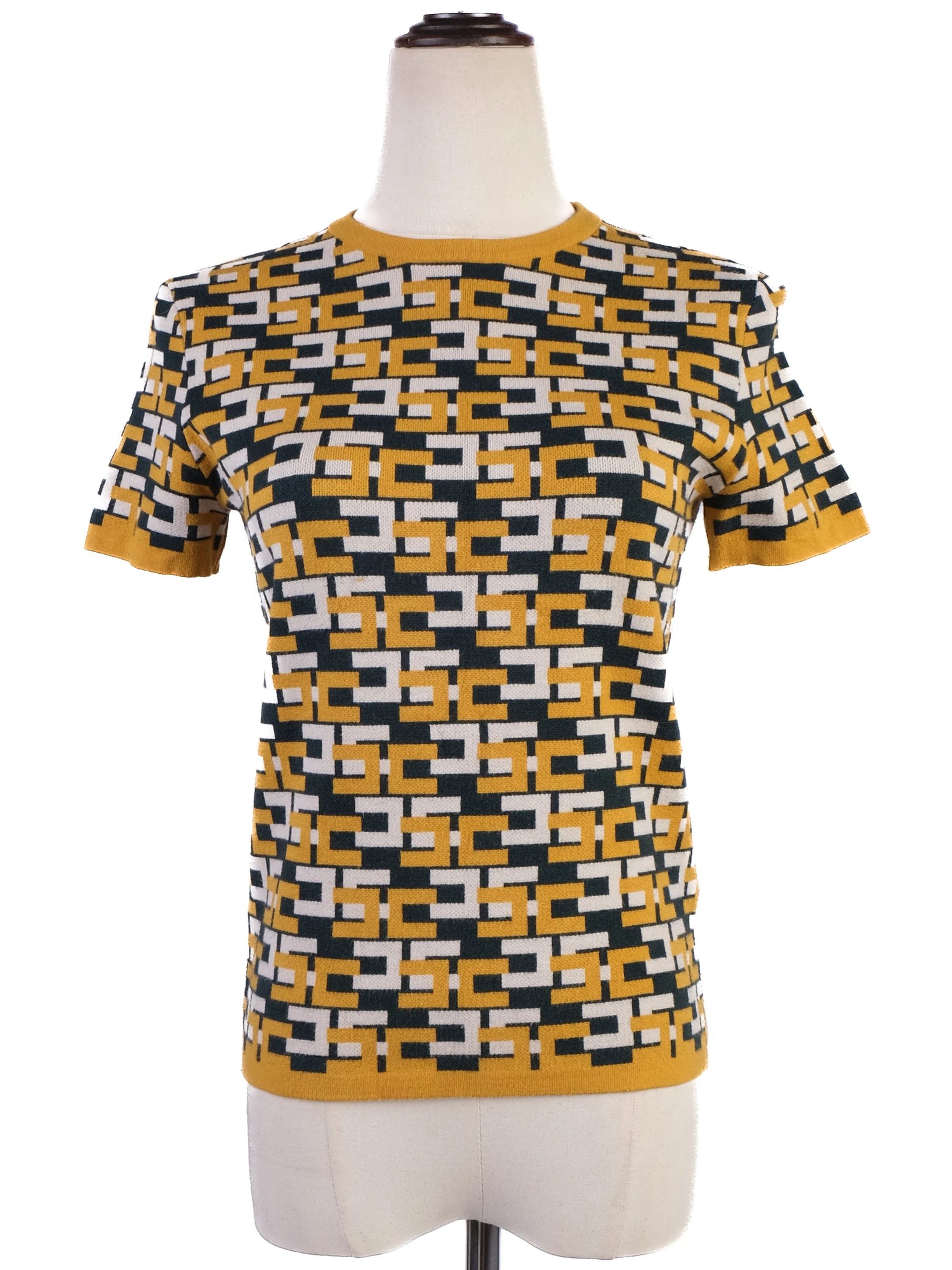 Excellent Elisabetta Franchi Short-Sleeve Sweater Size M Combined