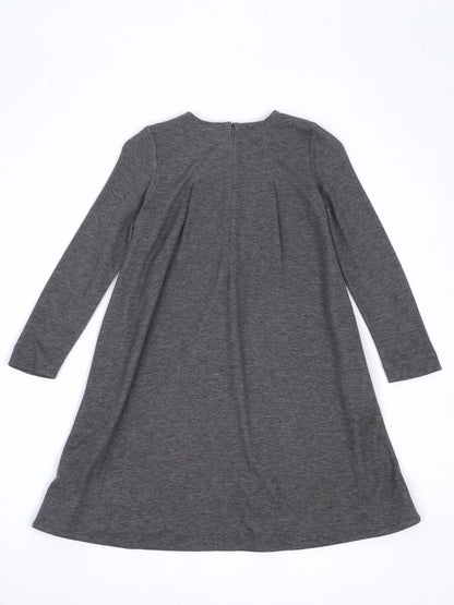 COS Gray Long-Sleeved Dress Size 6 Excellent Condition for Kids