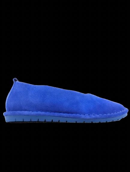 NEW Marseil Blue Suede Slip-On Shoes Size 38 for Women