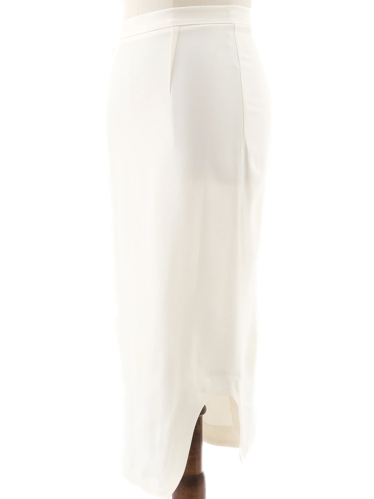 Excellent Roland Mouret Yellow Viscose Pencil Skirt Size XS