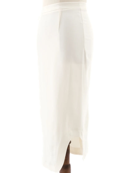 Excellent Roland Mouret Yellow Viscose Pencil Skirt Size XS