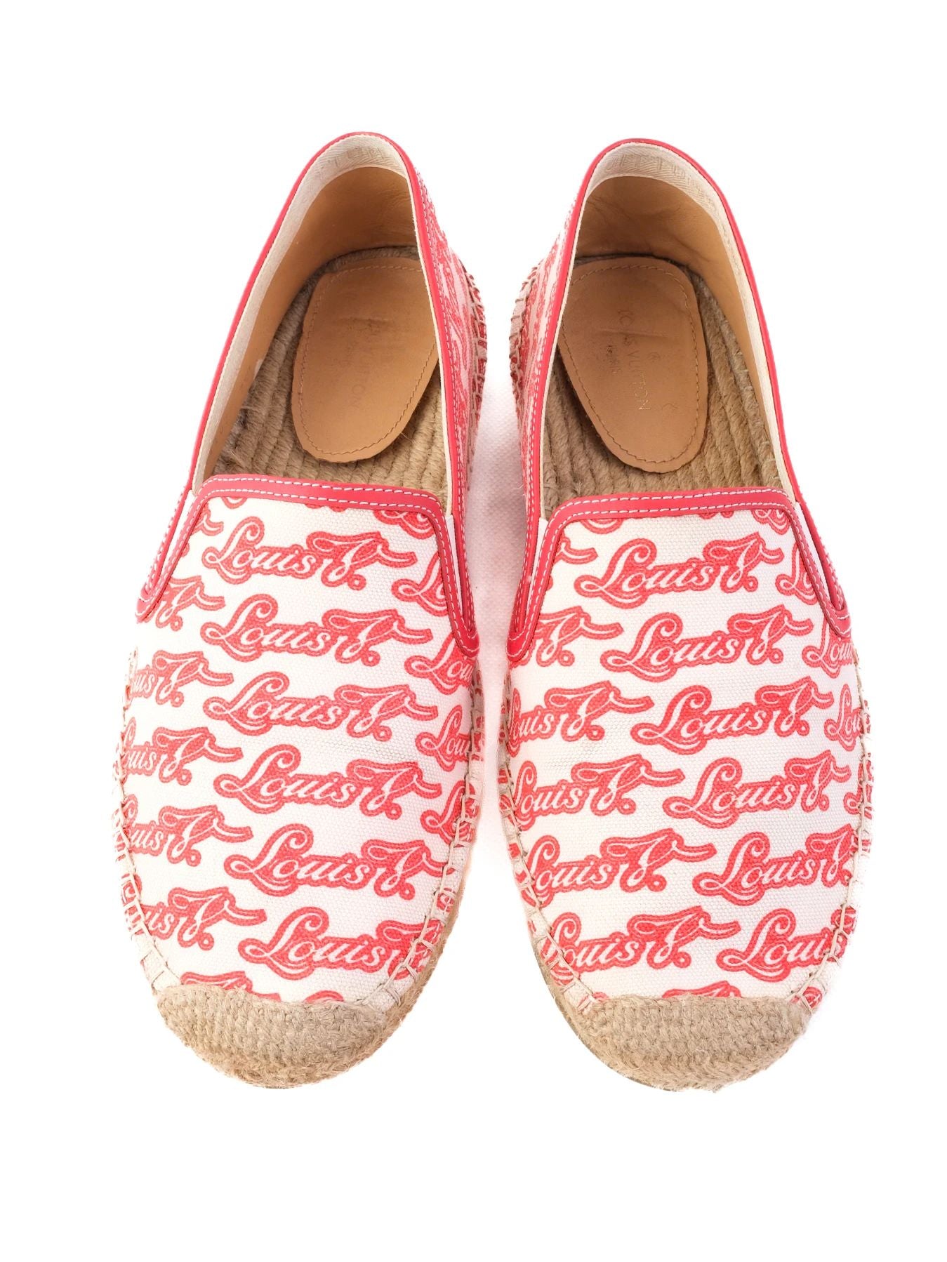 Perfect Louis Vuitton Espadrilles Combined Fabric Size 39.5