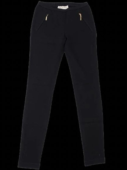 Emilio Pucci Black Viscose Womens Pants Excellent Condition