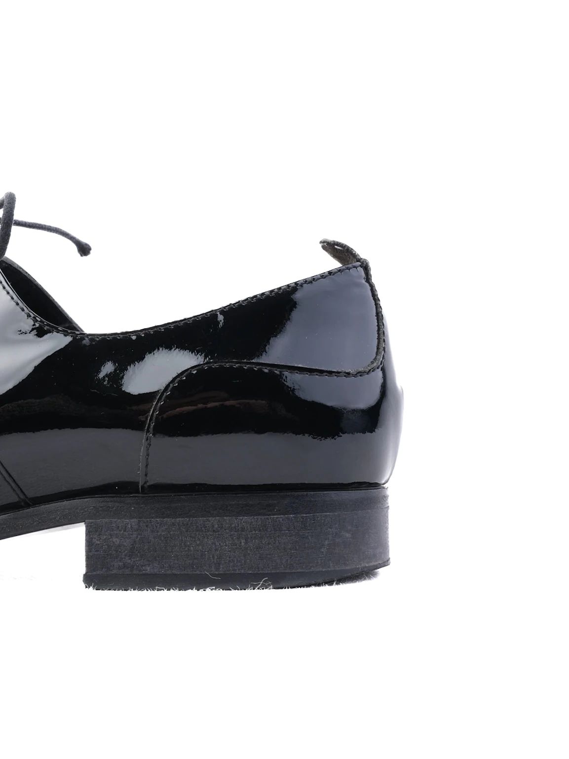 Excellent Marina Rinaldi Black Leather Dress Shoes Size 40