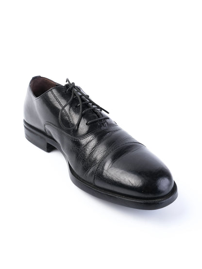 Excellent Moreschi Black Leather Dress Shoes Size 39 for Men