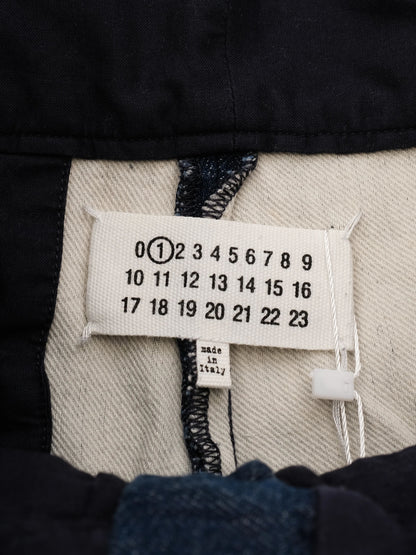 Excellent Maison Margiela Blue Denim Shorts Size M High Waist