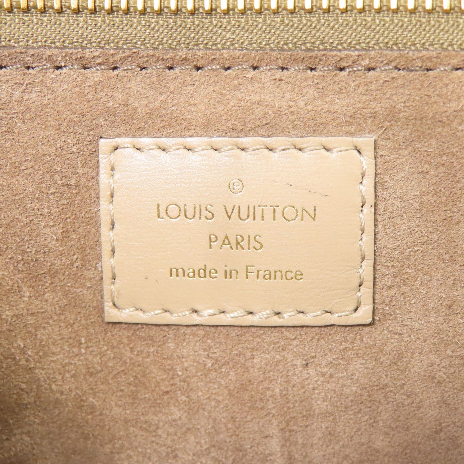 Louis Vuitton Cowhide Leather/sheep Carpet Tote W Pm Kinpaku Hand-turned Bag