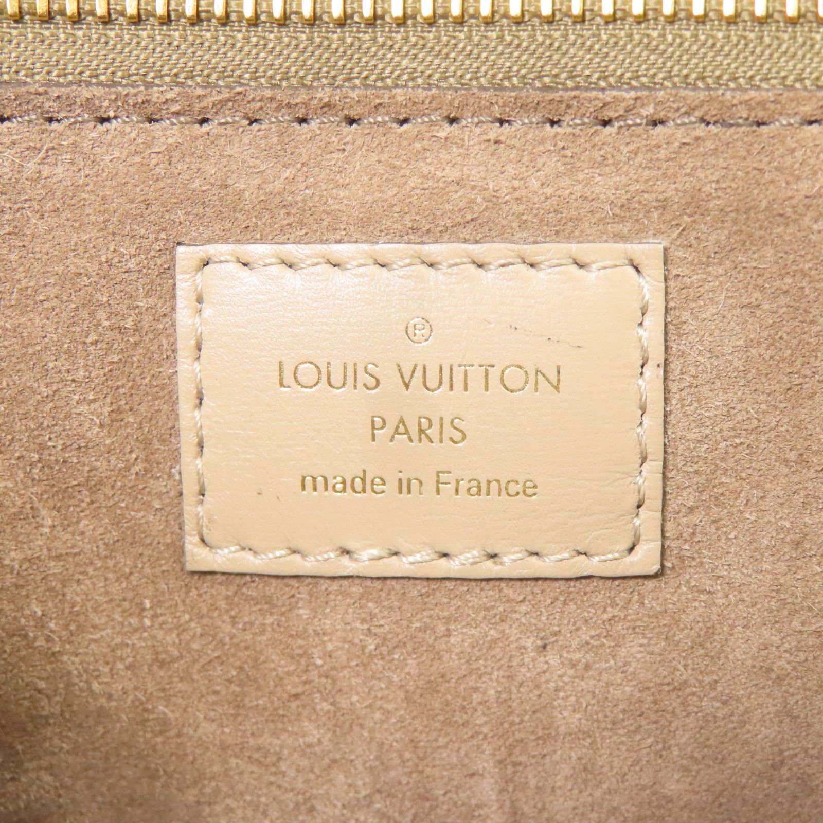 Louis Vuitton Cowhide Leather/sheep Carpet Tote W Pm Kinpaku Hand-turned Bag