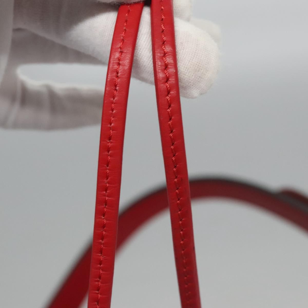 Louis Vuitton Epi Noe Shoulder Bag Bicolor Black Red M 44017 Lv Auth