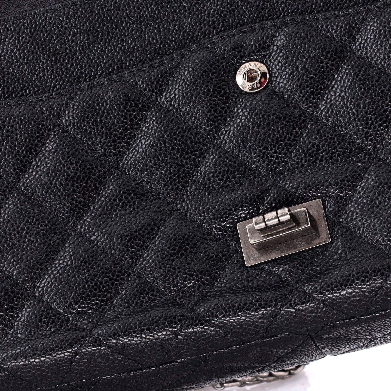 Chanel Reissue 2.55 Flap Bag Quilted Caviar 226