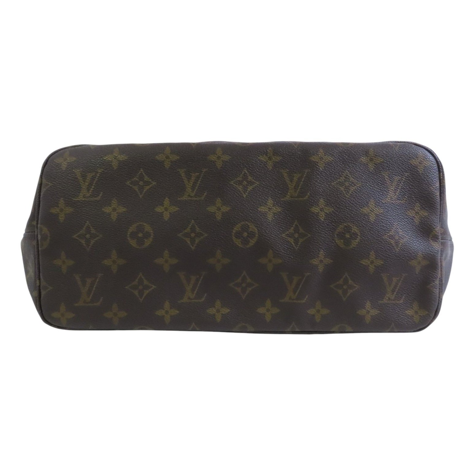 Louis Vuitton Monogram Neverfull Mm Gold Shoulder Bag Brown Shoulder Bag M 40156