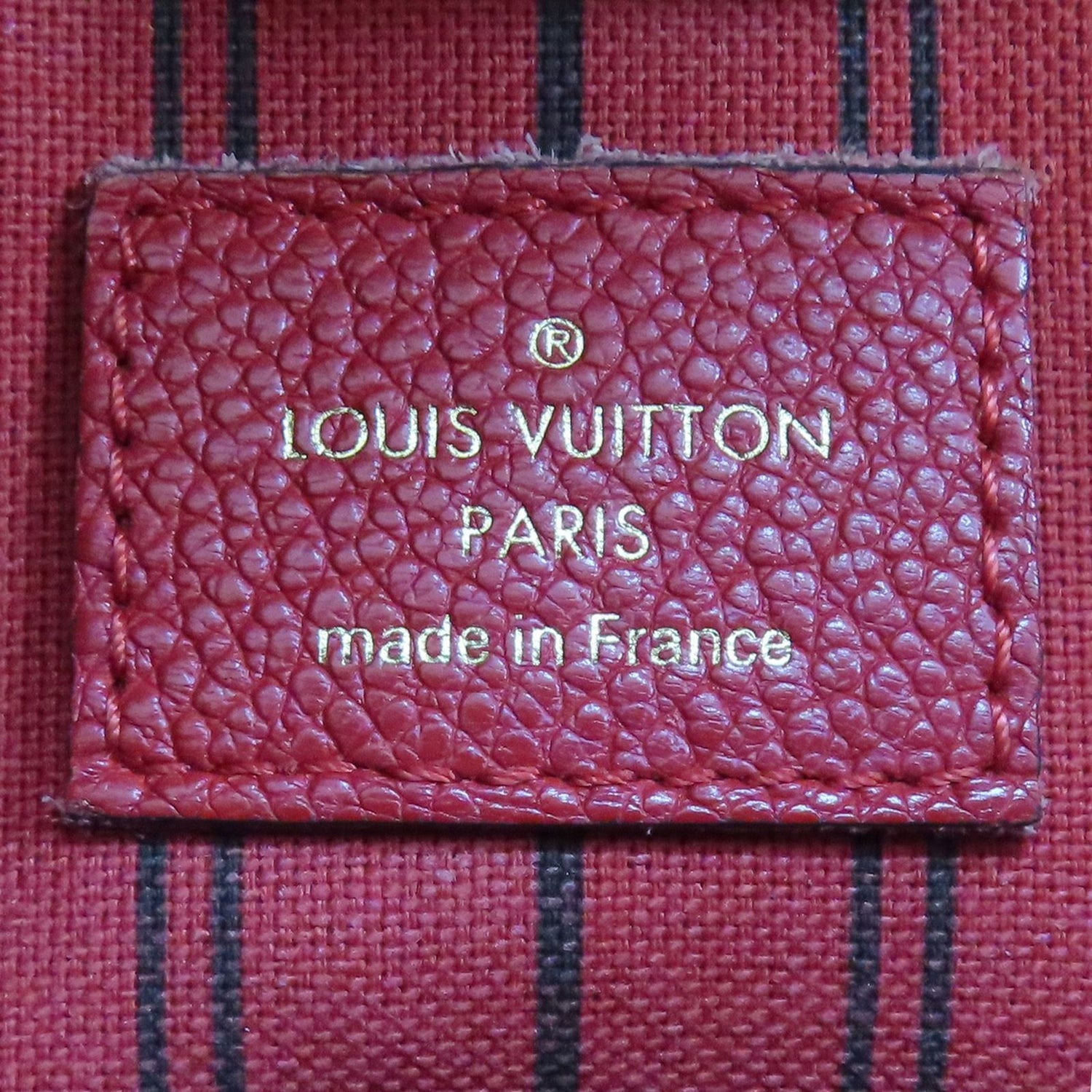 Louis Vuitton Pochette Metis, Empreinte