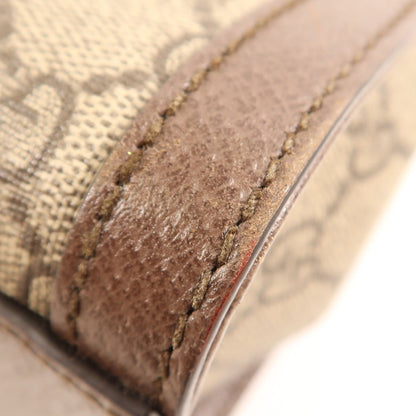 Gucci Layered Canvas Ophidia Small Tote Hand-turned Shoulder And Back Bag 2way Shoulder Bag Brown Pvc Coated Canv