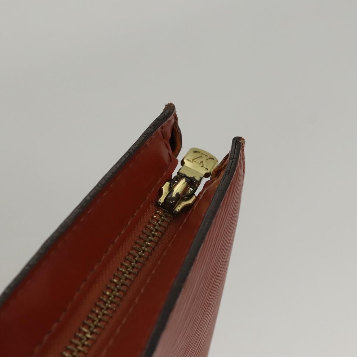 Louis Vuitton Epi Saint Jacques Hand Bag Brown M 52263 Lv Auth