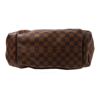 Louis Vuitton Damier Ebene Totally Mm Gold Shoulder Back Bag Palm Color Brown Shoulder Bag N 41281
