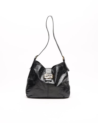 Fendi Patent FF Shoulder Bag
