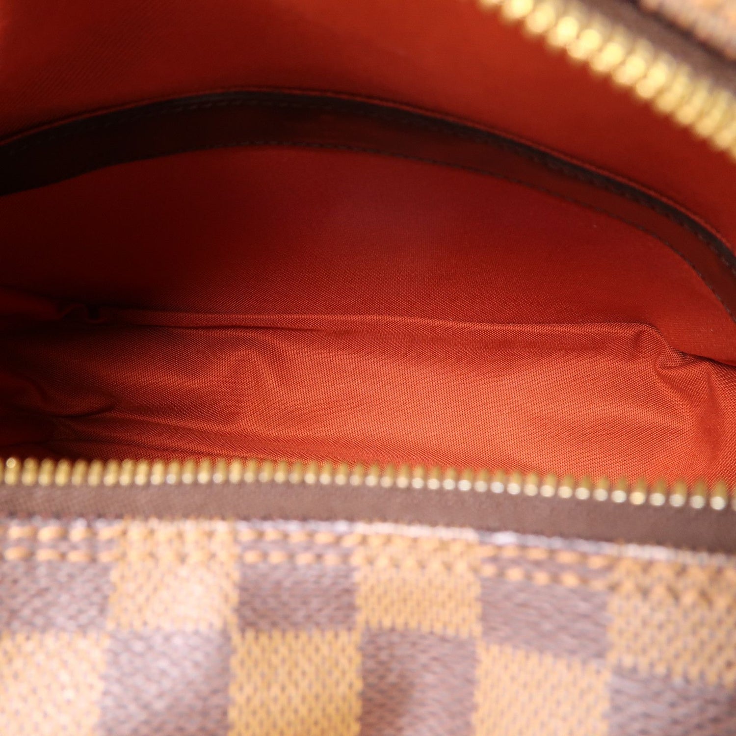 Louis Vuitton Damier Naviglio Gold Shoulder Bag Brown Shoulder Bag N 45255