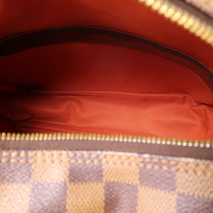 Louis Vuitton Damier Naviglio Gold Shoulder Bag Brown Shoulder Bag N 45255