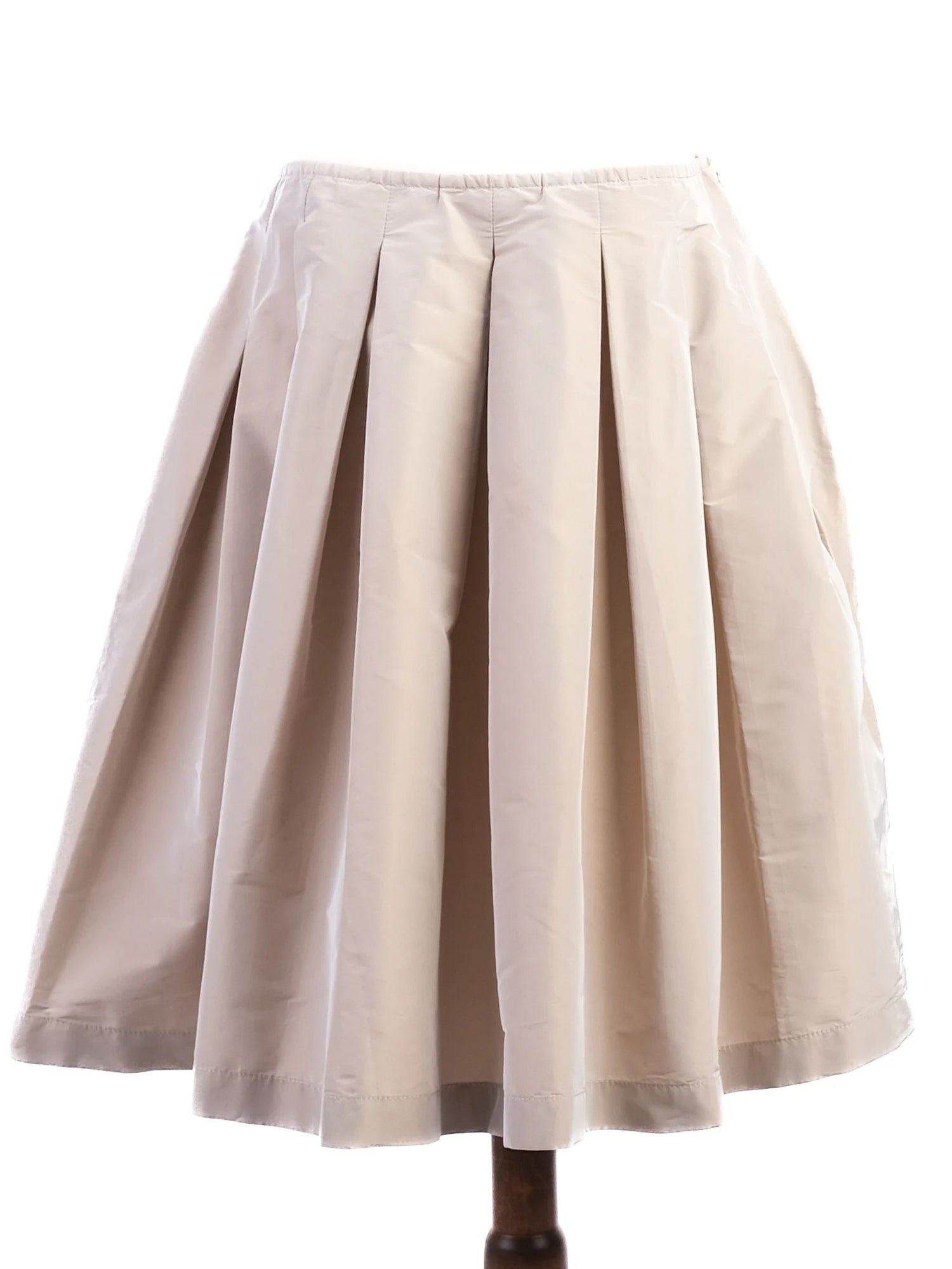 Excellent Fabiana Filippi Gray Pleated Skirt Size L Made in Italy
