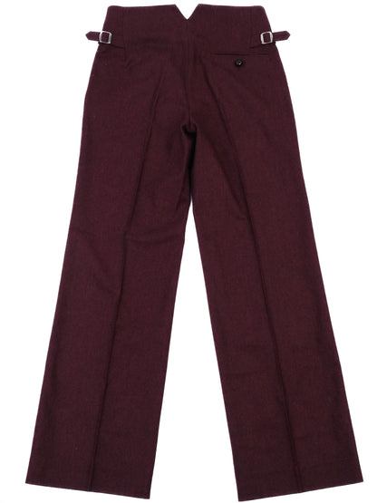Gucci Red Wool Trousers Size 38 Excellent Condition
