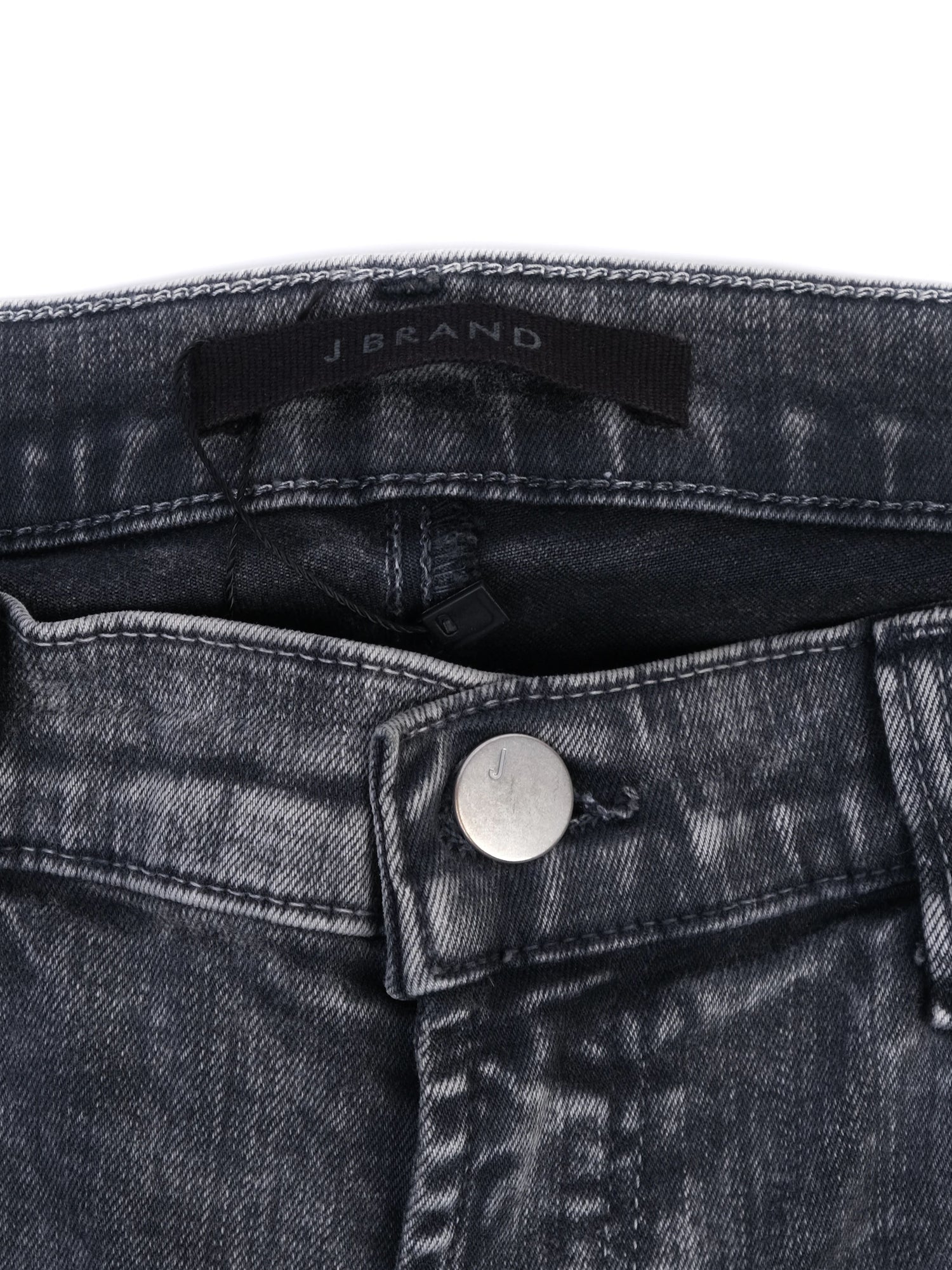 Excellent J Brand Gray Denim Jeans Size S Distressed Look