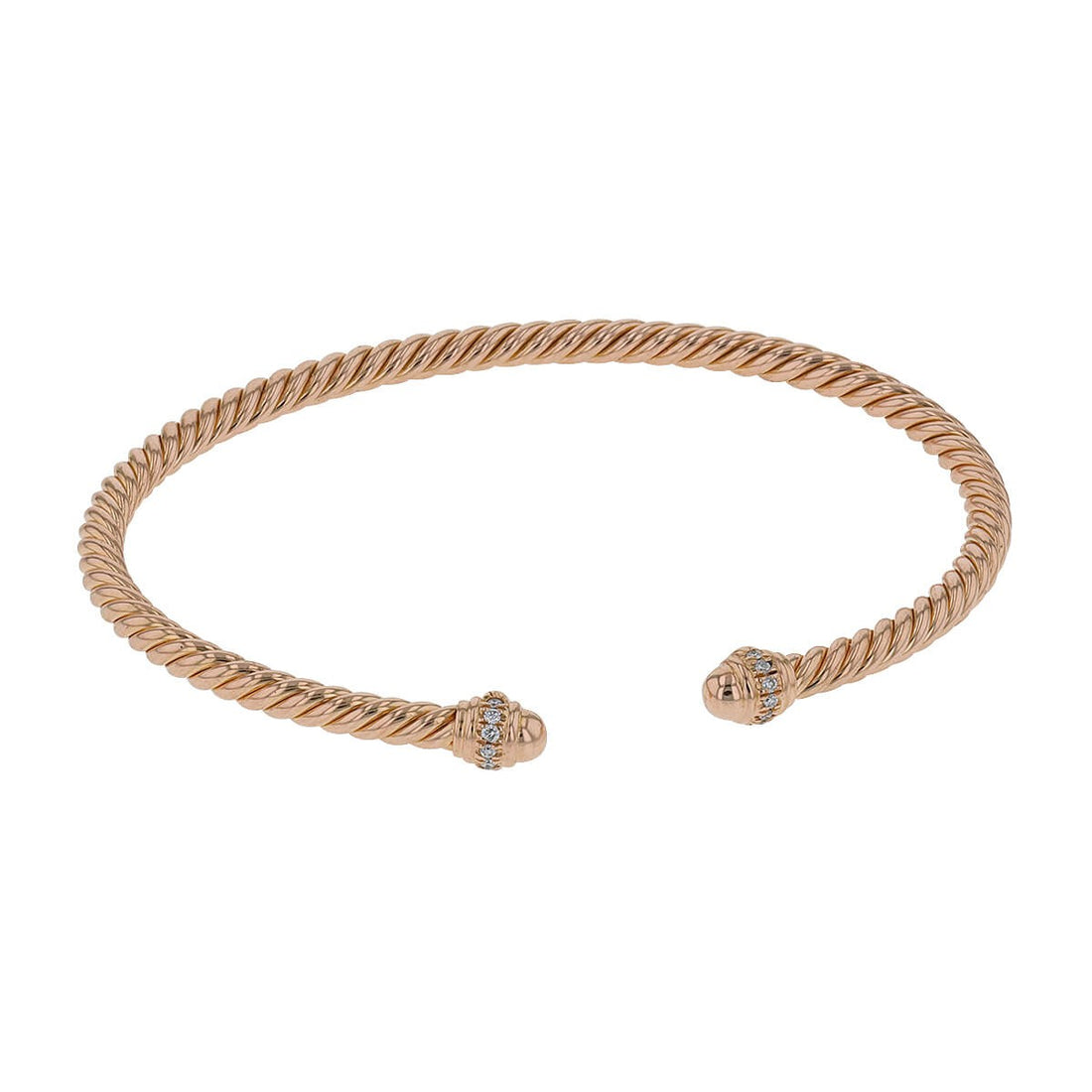 David Yurman gold and diamonds bracelet