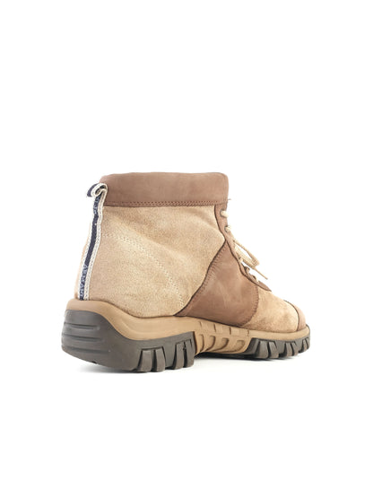 Excellent Armani Junior Brown Leather Lace-Up Boots Size 37